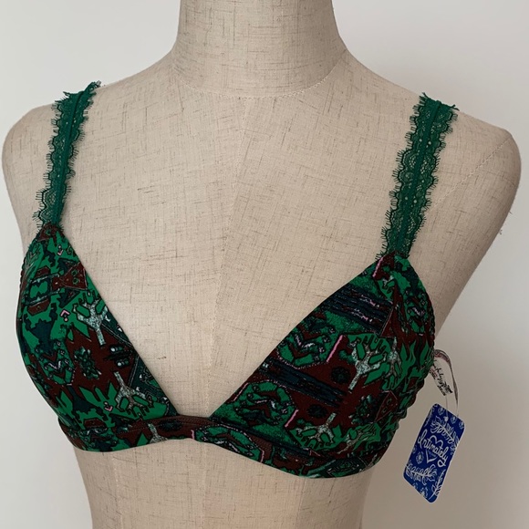 Free People Hazel Bralette in Green - Picture 4 of 7